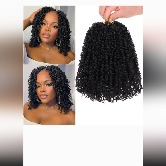 6 Packs Pre-looped Yanky Twist Crochet Hair 24 Strands/PCS Synthetic 12 - Picture 8 of 9